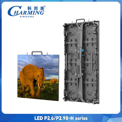 P2.98 P2.6 LED-Anzeige für die Vermietung im Innenbereich Frontservice LED-Anzeige mit Magnet 500x500 Schrank