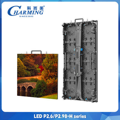 P2.98 P2.6 LED-Anzeige für die Vermietung im Innenbereich Frontservice LED-Anzeige mit Magnet 500x500 Schrank